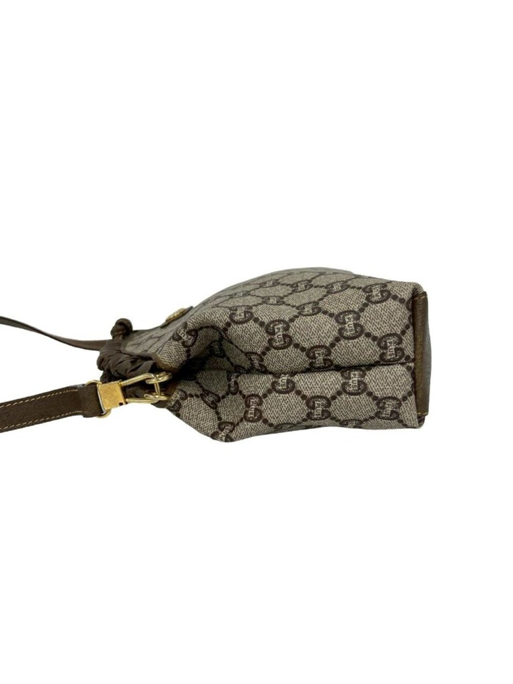 Gucci Vintage Plus Leather Shoulder Bag Pochette Brown - Picture 5 of 10